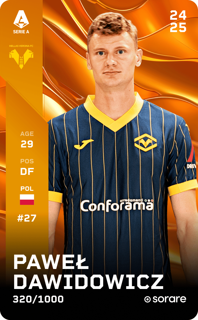 Paweł Dawidowicz 2024-25 • Limited 320/1000