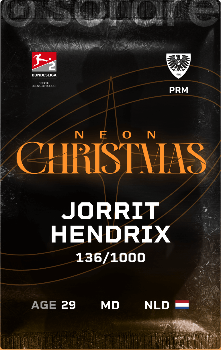 Jorrit Hendrix 2024-25 • Limited 136/1000