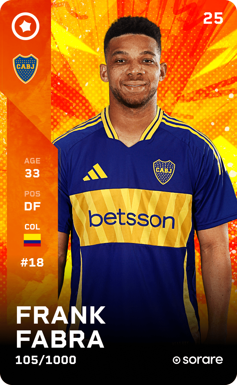 Frank Fabra 2025-26 • Limited 105/1000