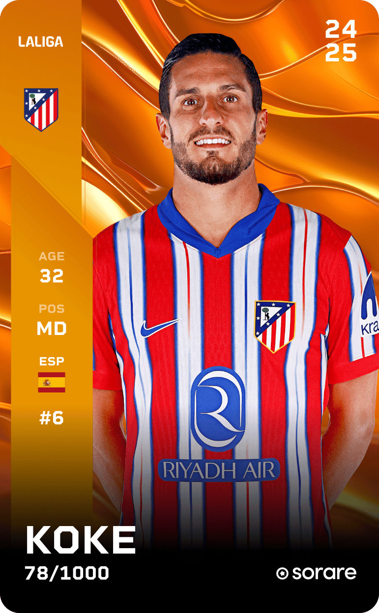 Koke 2024-25 • Limited 78/1000