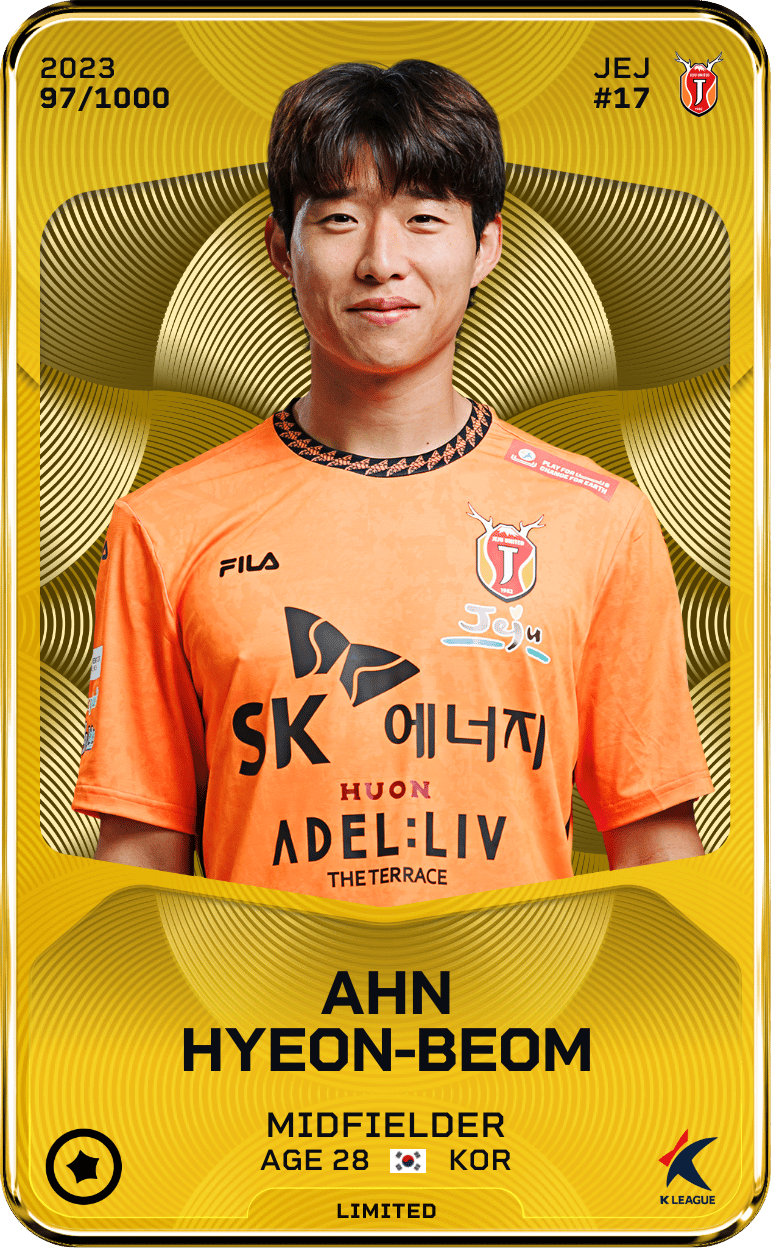 Ahn Hyeon-Beom 2023-24 • Limited 97/1000