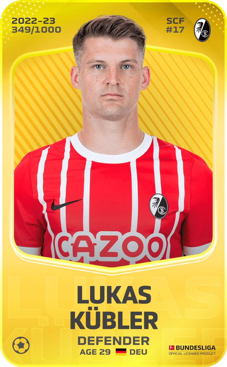 Lukas Kübler 2022-23 • Limited 349/1000