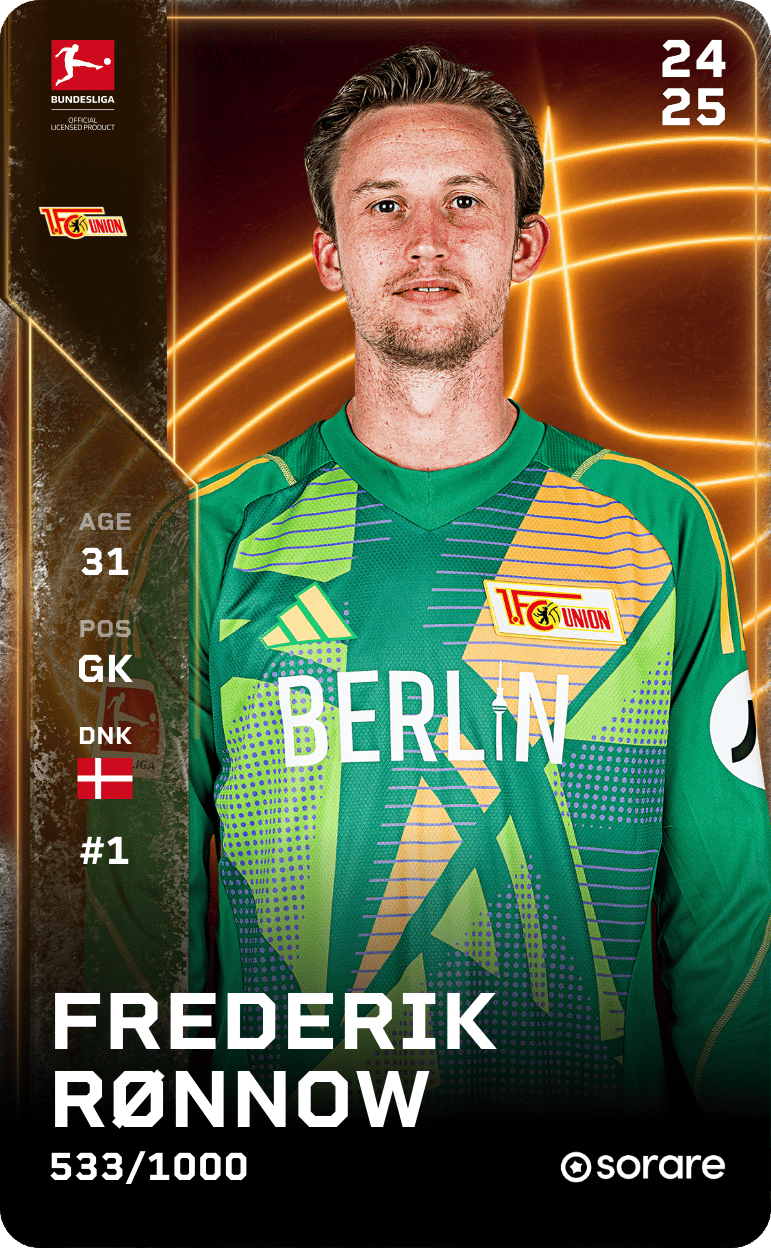 Frederik Rønnow 2024-25 • Limited 533/1000