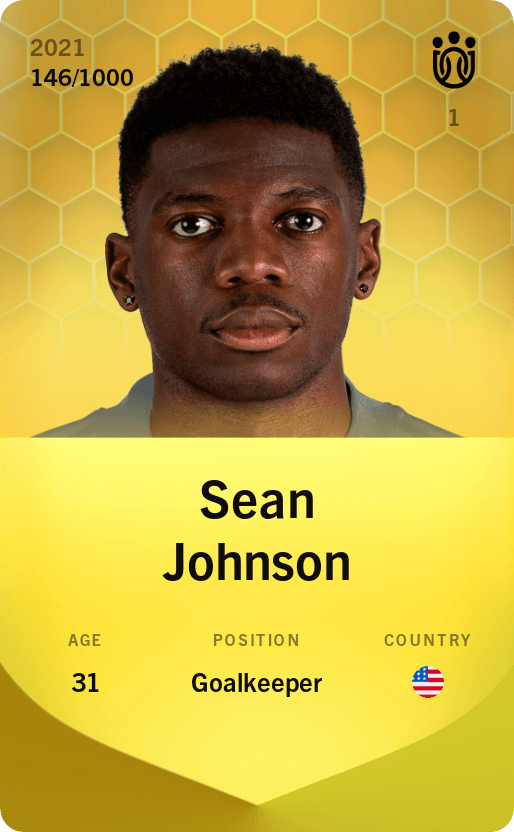 Sean Johnson 2021-22 • Limited 146/1000