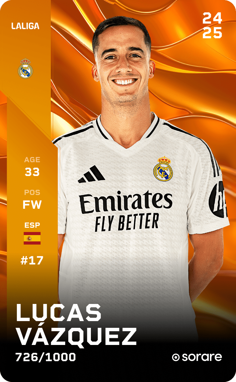 Lucas Vázquez 2024-25 • Limited 726/1000