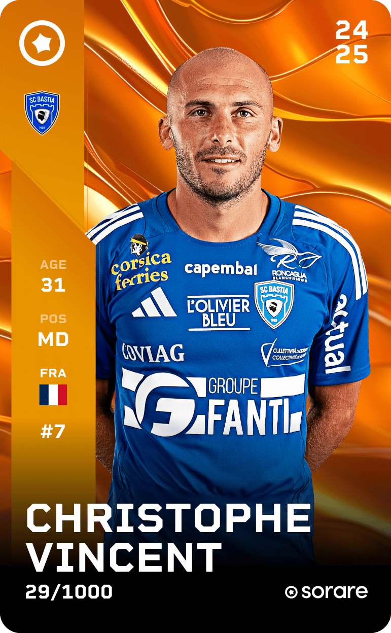 Christophe Vincent 2024-25 • Limited 29/1000