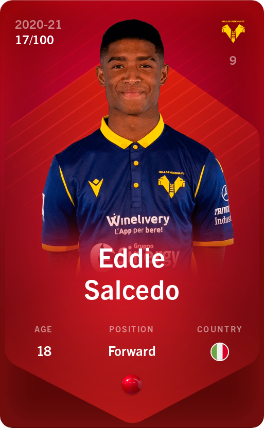 Sorare - Sorare Official - Eddie Salcedo 2020-21 • Rare 17/100 - NFT # 4601076345102882503173470147701837244471185167211840898707140212922692803605