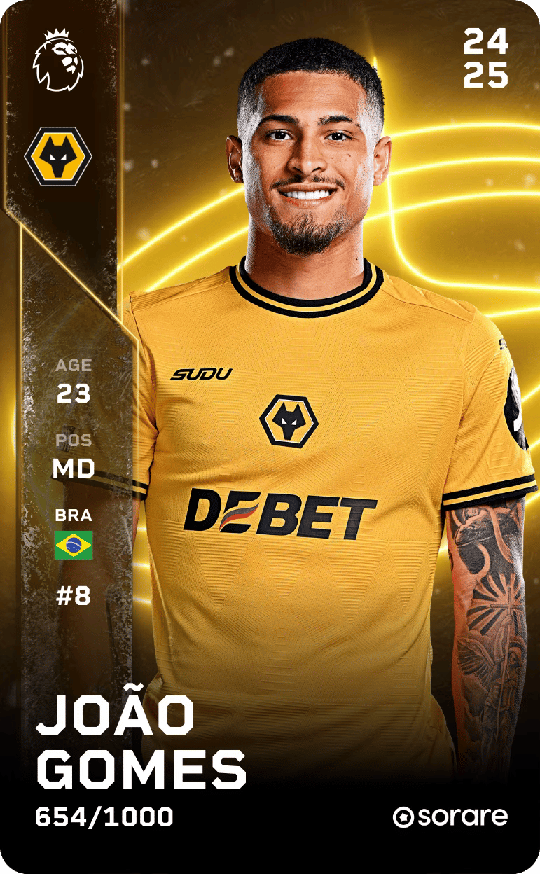 João Gomes 2024-25 • Limited 654/1000