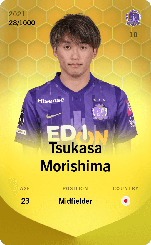 Tsukasa Morishima 2021-22 • Limited 28/1000