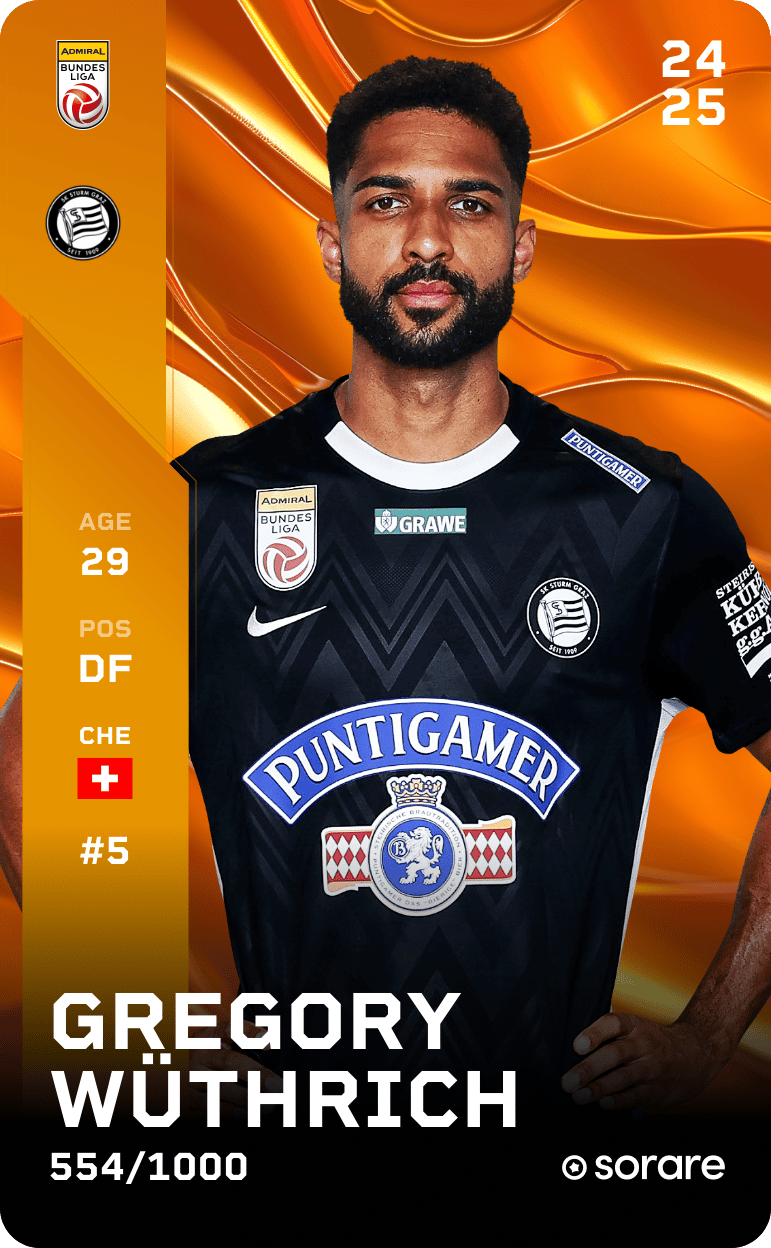 Gregory Wüthrich 2024-25 • Limited 554/1000