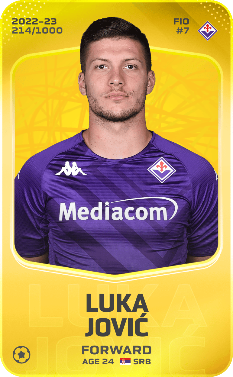 Luka Jović 2022-23 • Limited 214/1000