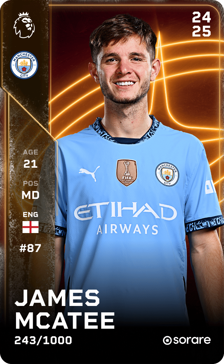 James McAtee 2024-25 • Limited 243/1000
