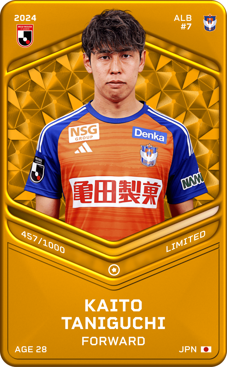 Kaito Taniguchi 2024-25 • Limited 457/1000
