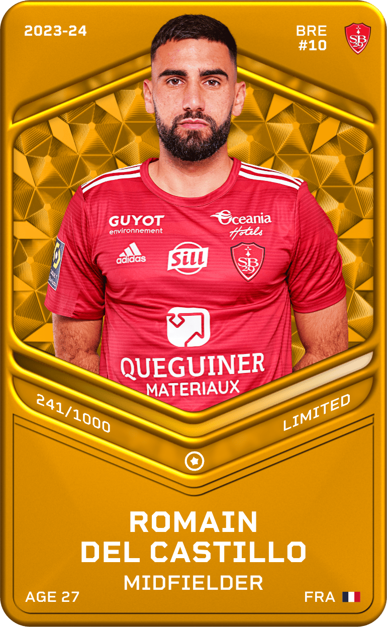 Romain Del Castillo 2023-24 • Limited 241/1000