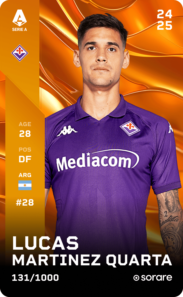 Lucas Martinez Quarta 2024-25 • Limited 131/1000