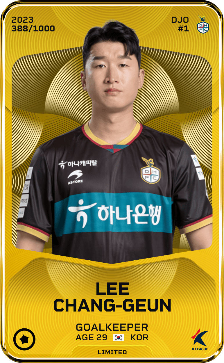 Lee Chang-Geun 2023-24 • Limited 388/1000