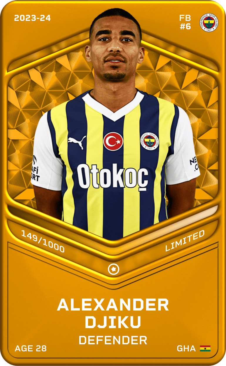 Alexander Djiku 2023-24 • Limited 149/1000