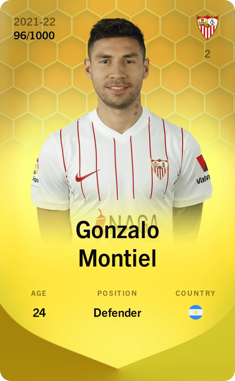 Gonzalo Montiel 2021-22 • Limited 96/1000