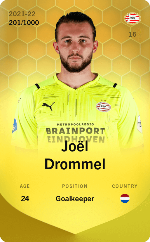 Joël Drommel 2021-22 • Limited 201/1000