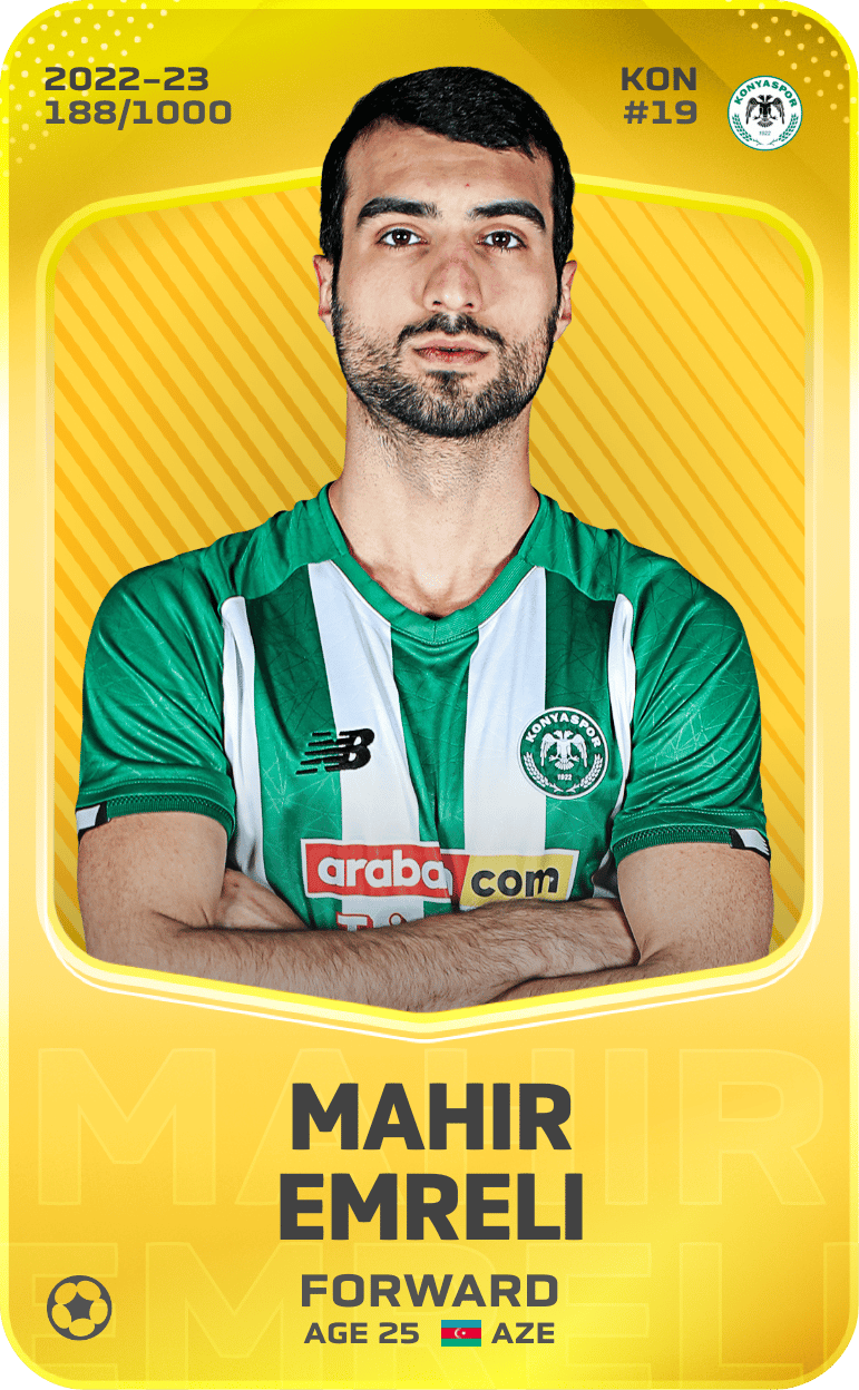 Mahir Emreli 2022-23 • Limited 188/1000
