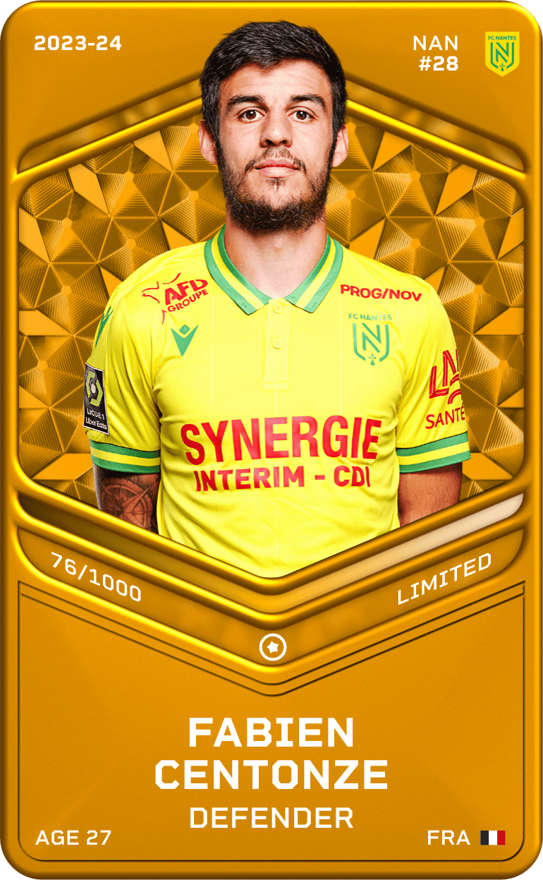 Fabien Centonze 2023-24 • Limited 76/1000