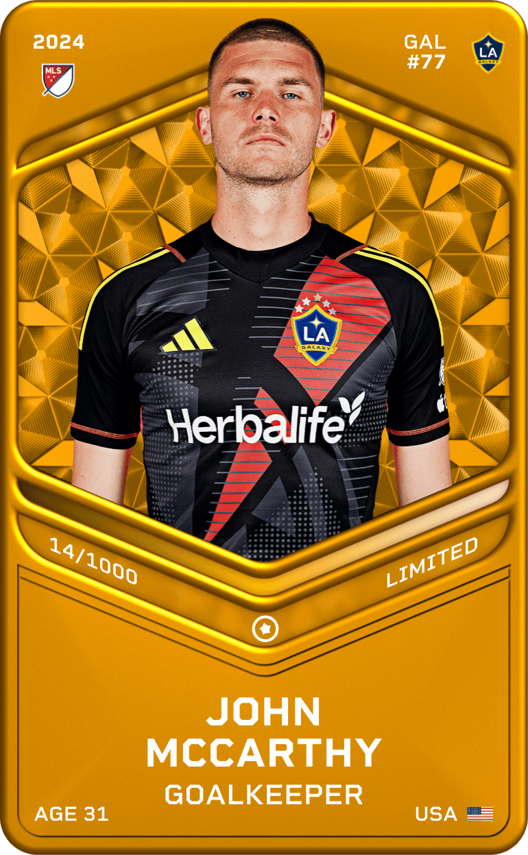 John McCarthy 2024-25 • Limited 14/1000