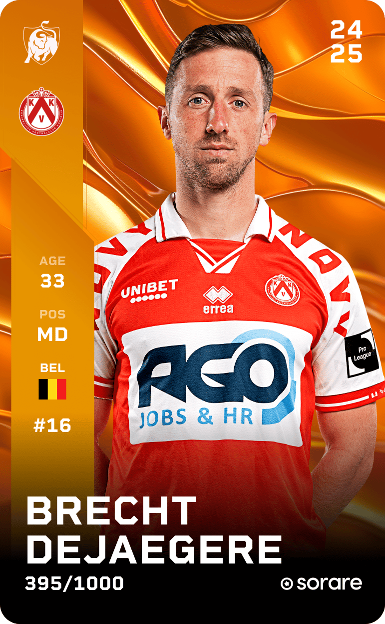 Brecht Dejaegere 2024-25 • Limited 395/1000