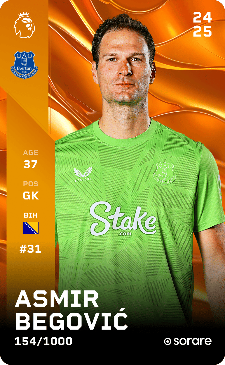 Asmir Begović 2024-25 • Limited 154/1000