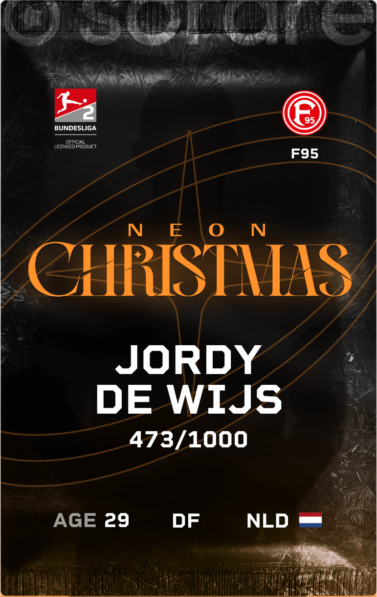Jordy de Wijs 2024-25 • Limited 473/1000