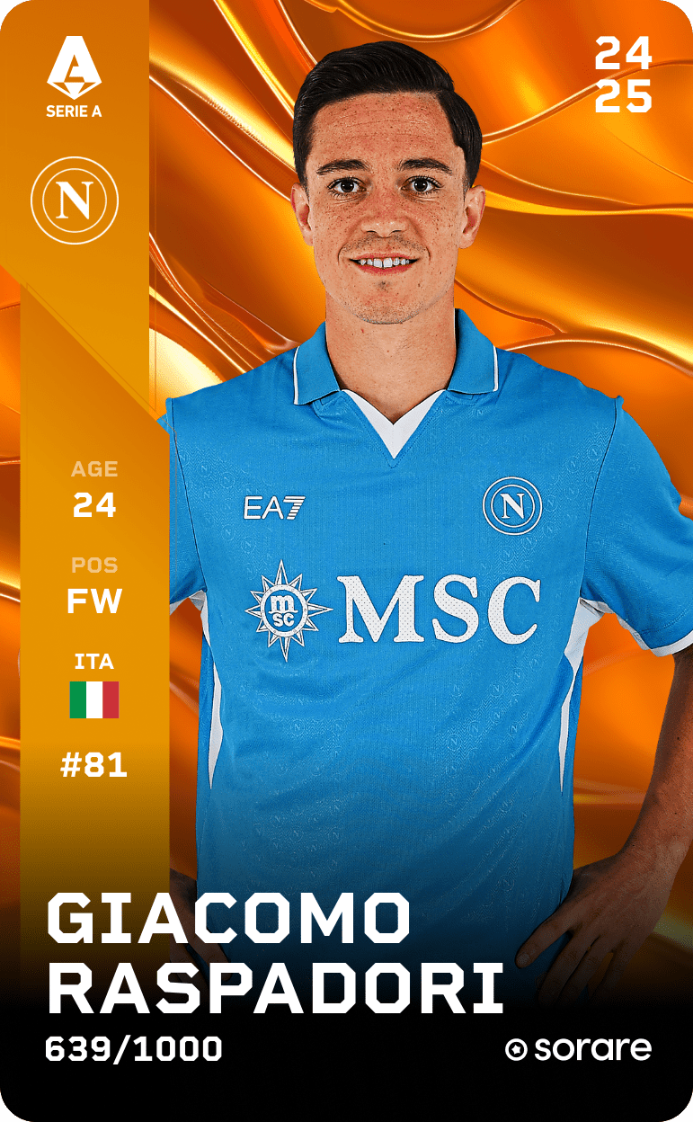 Giacomo Raspadori 2024-25 • Limited 639/1000