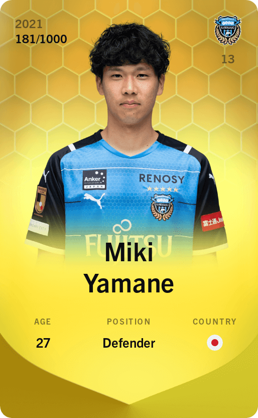Miki Yamane 2021-22 • Limited 181/1000