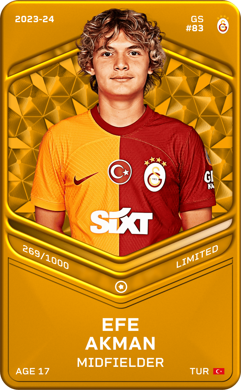 Efe Akman 2023-24 • Limited 269/1000