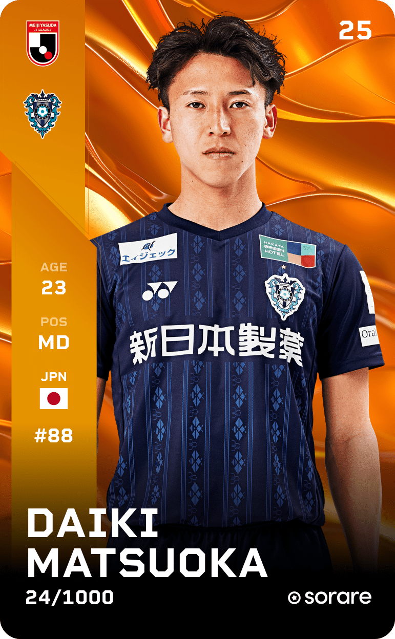 Daiki Matsuoka 2025-26 • Limited 24/1000