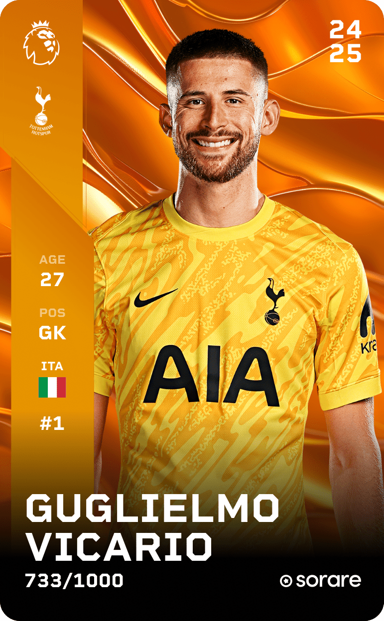 Guglielmo Vicario 2024-25 • Limited 733/1000