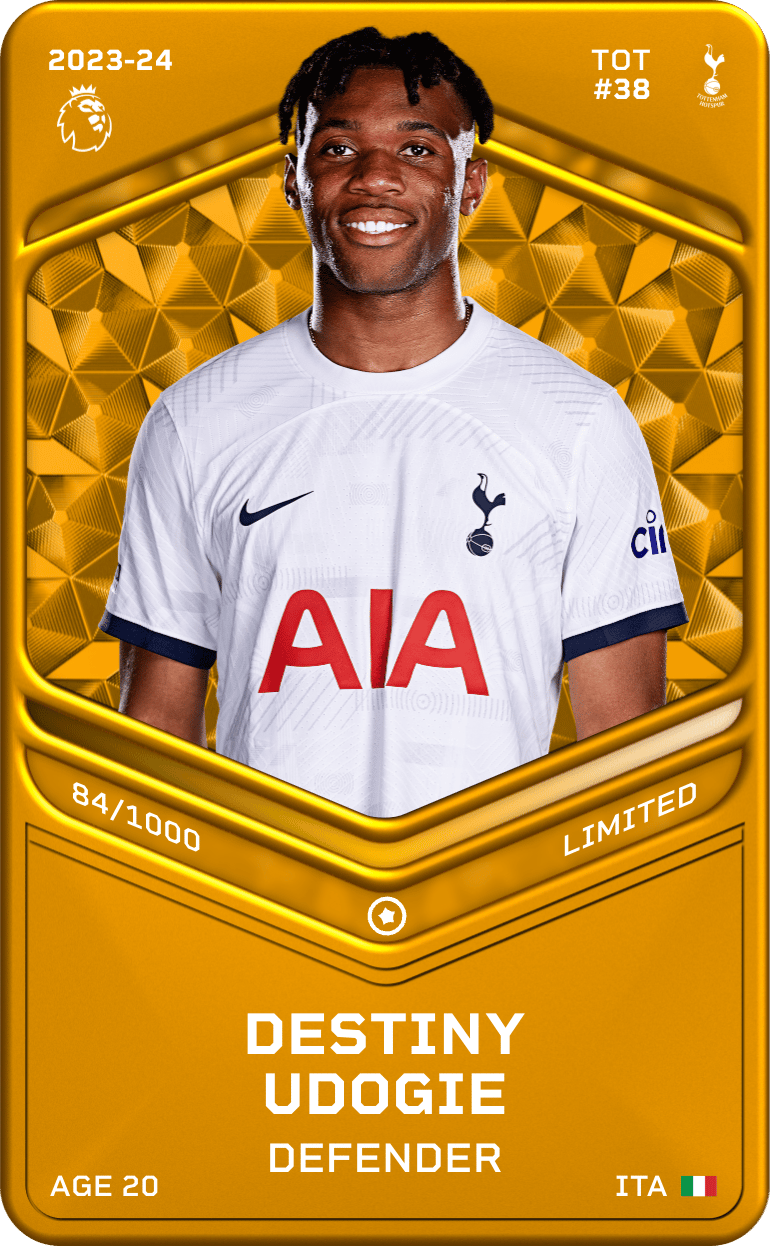 Destiny Udogie 2023-24 • Limited 84/1000