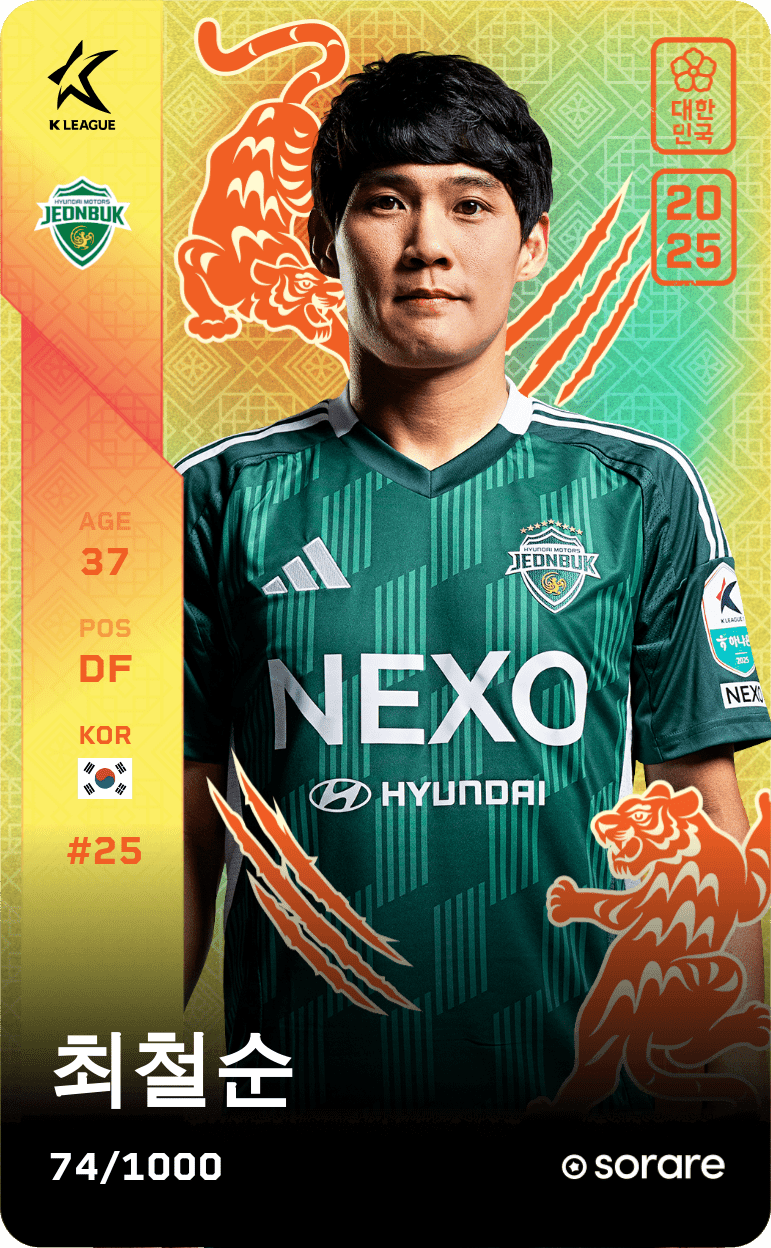 Choi Chul-Soon 2025-26 • Limited 74/1000