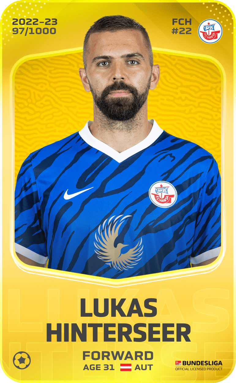 Lukas Hinterseer 2022-23 • Limited 97/1000