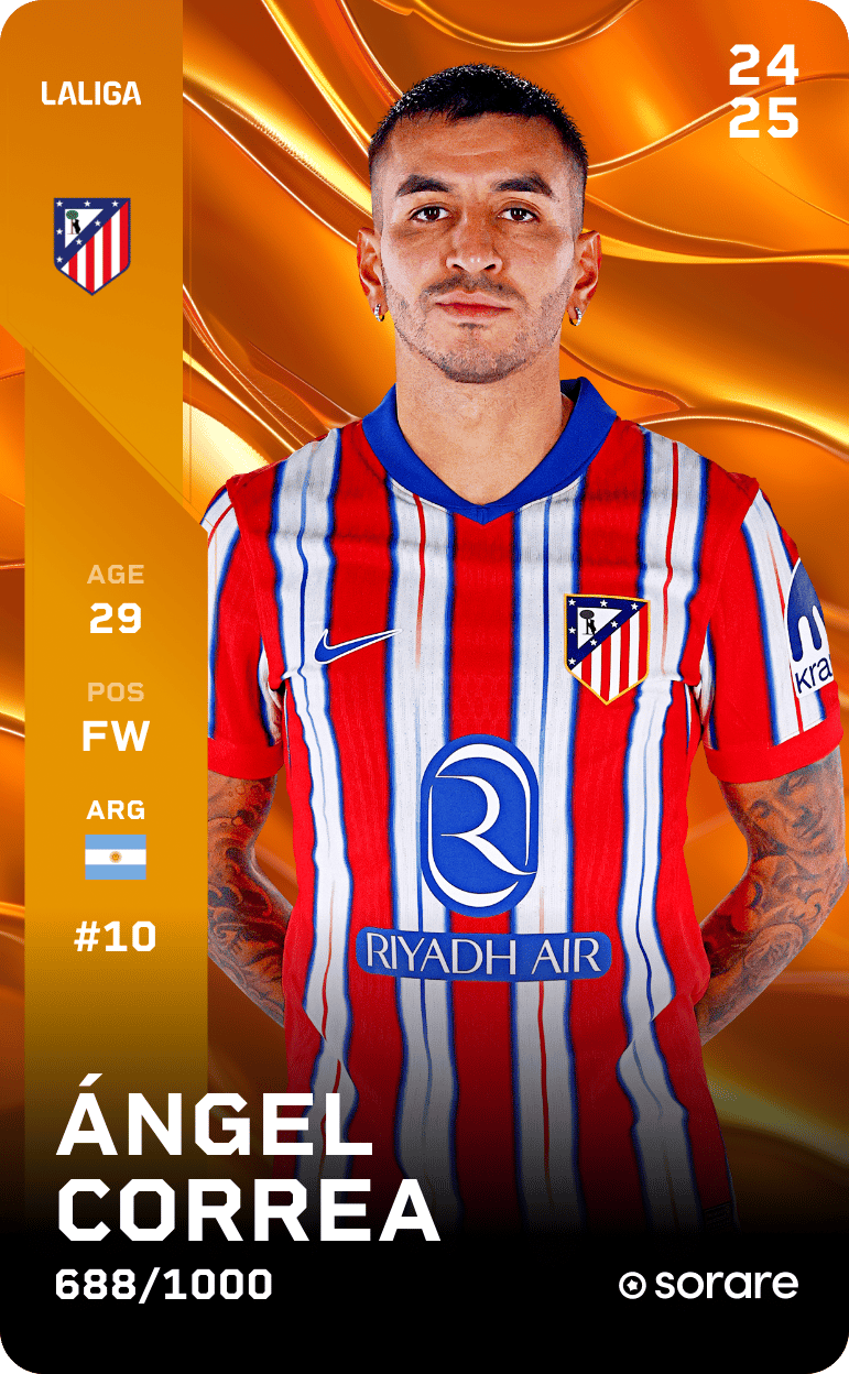 Ángel Correa 2024-25 • Limited 688/1000