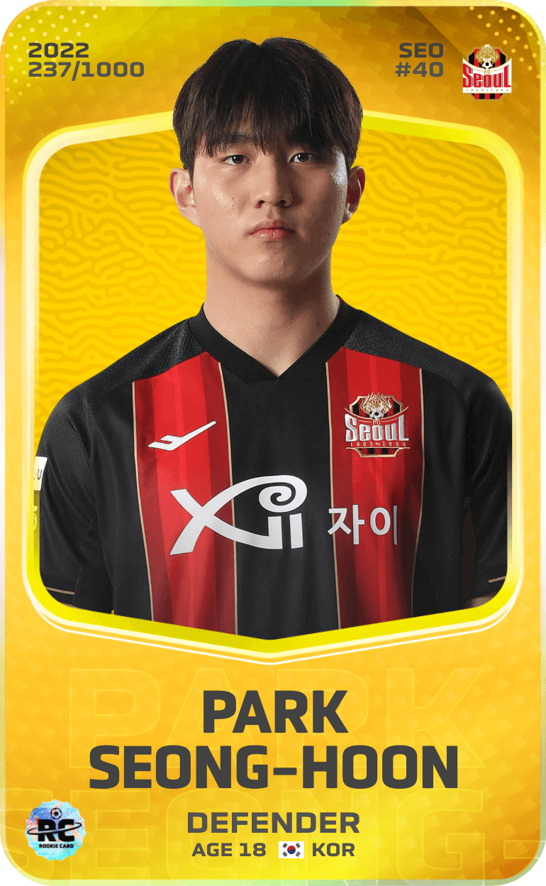 Park Seong-Hoon 2022-23 • Limited 237/1000