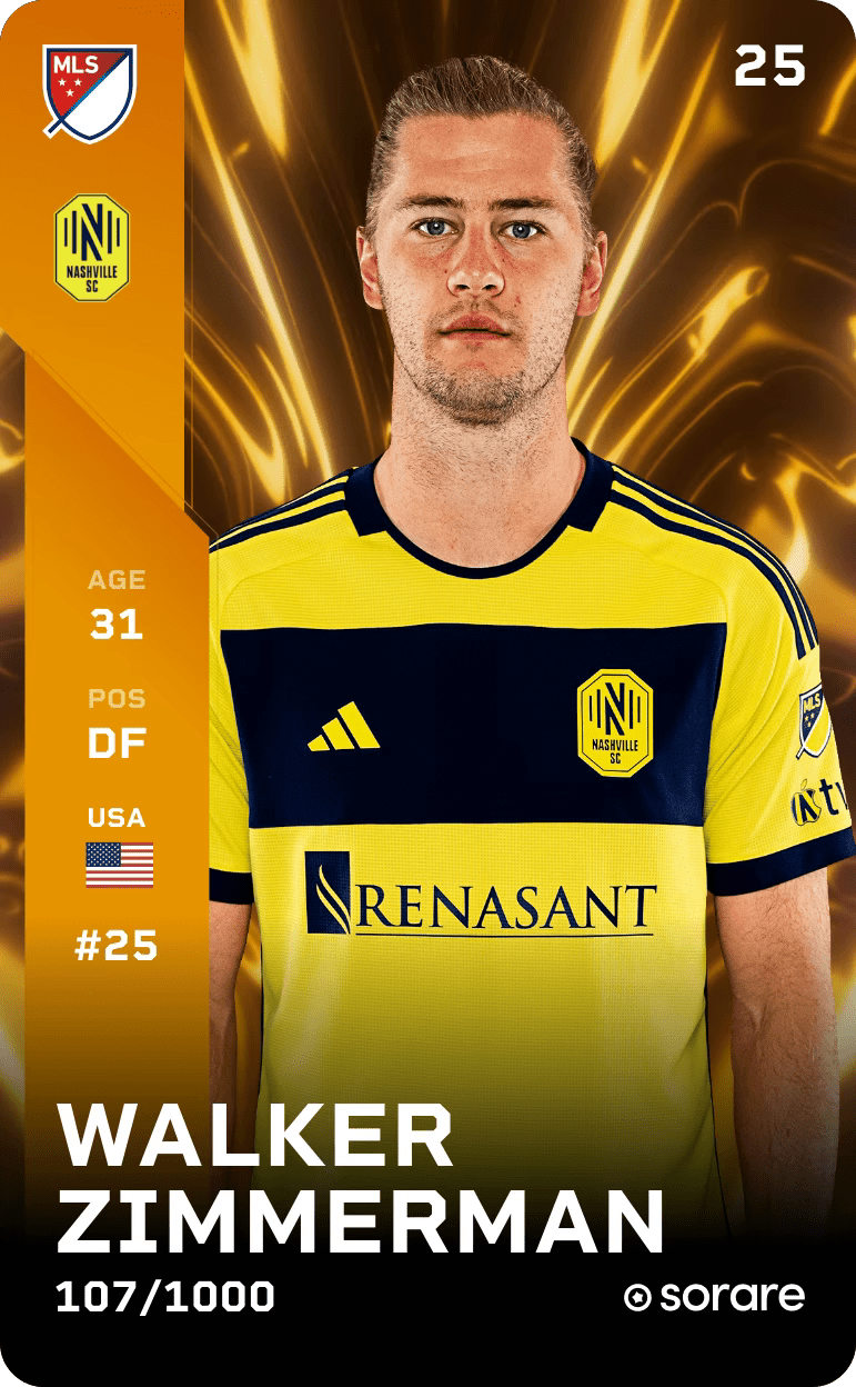 Walker Zimmerman 2025-26 • Limited 107/1000