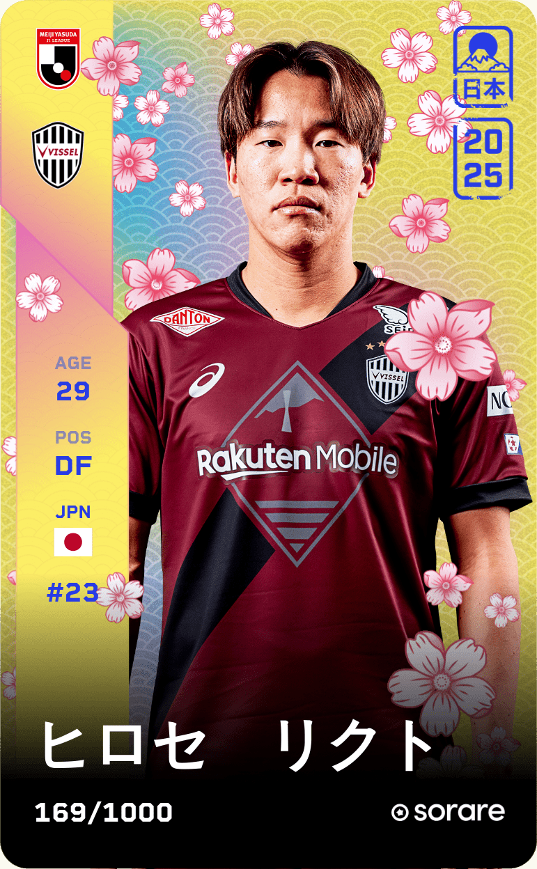 Rikuto Hirose 2025-26 • Limited 169/1000