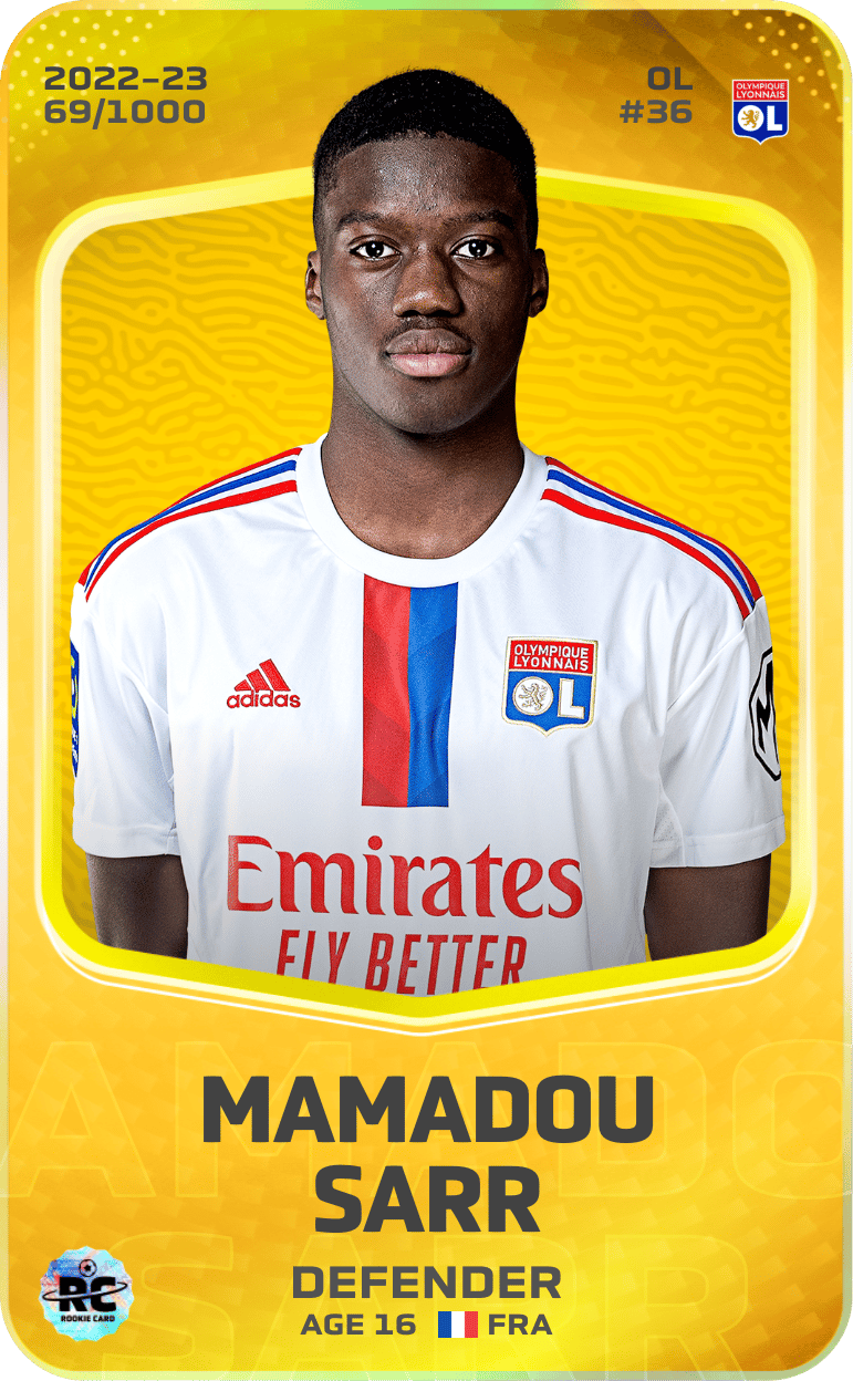 Mamadou Sarr 2022-23 • Limited 69/1000