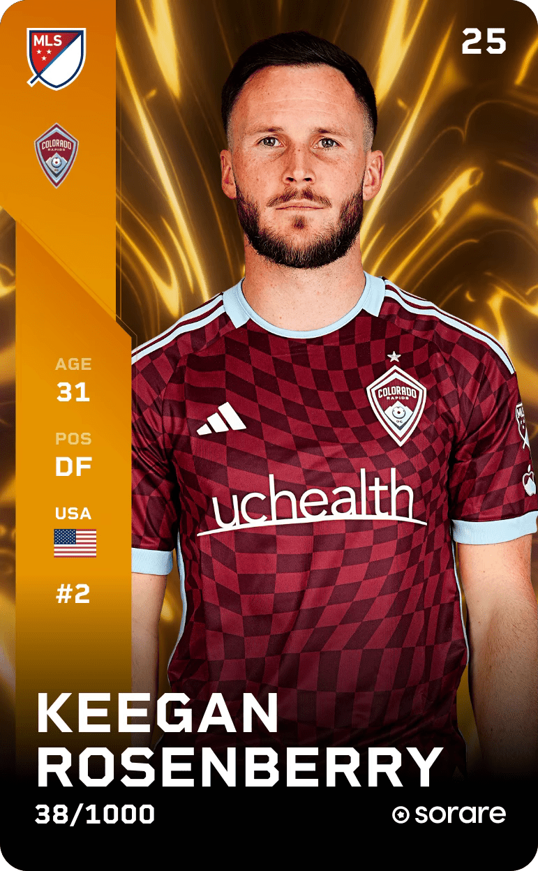 Keegan Rosenberry 2025-26 • Limited 38/1000