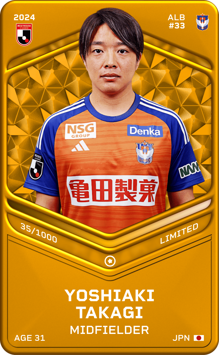 Yoshiaki Takagi 2024-25 • Limited 35/1000