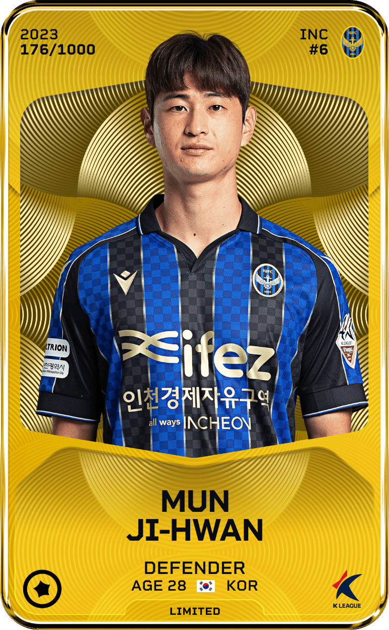 Mun Ji-Hwan 2023-24 • Limited 176/1000