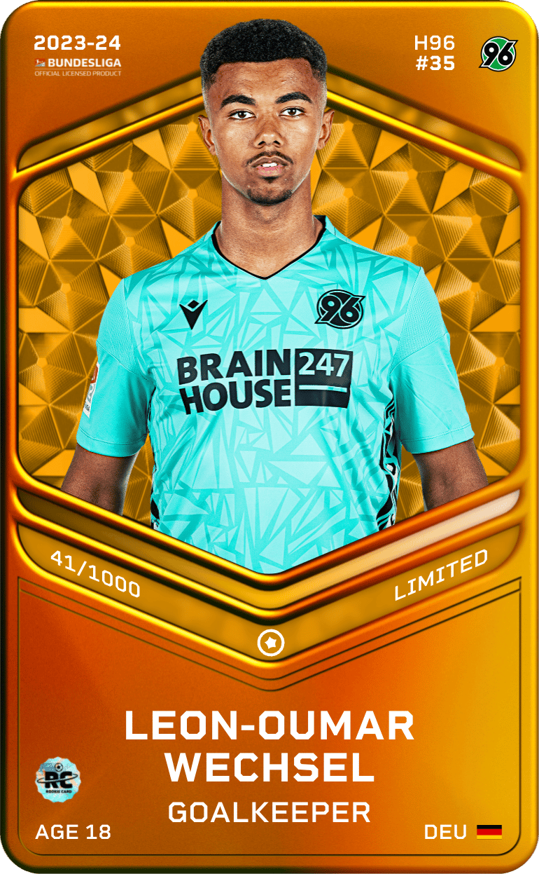 Leon-Oumar Wechsel 2023-24 • Limited 41/1000