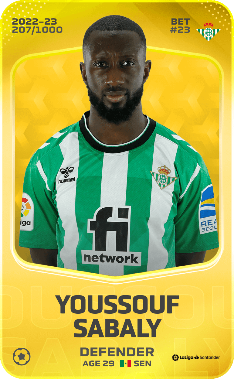 Youssouf Sabaly 2022-23 • Limited 207/1000