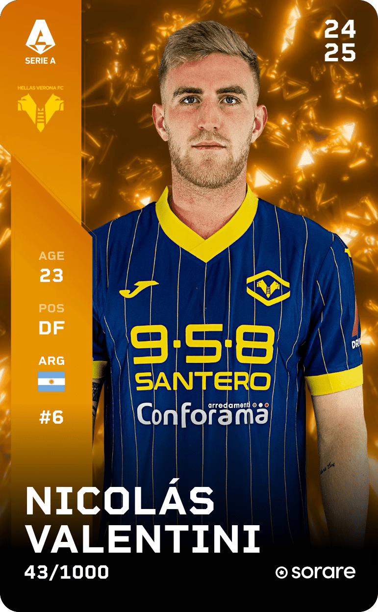 Nicolás Valentini 2024-25 • Limited 43/1000