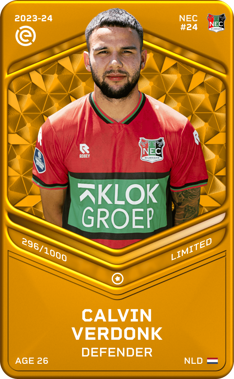 Calvin Verdonk 2023-24 • Limited 296/1000