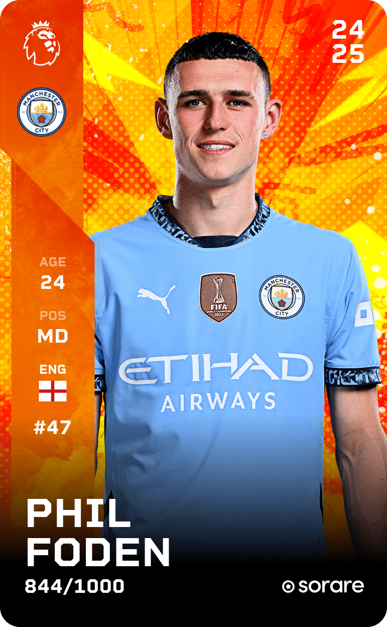 Phil Foden 2024-25 • Limited 844/1000
